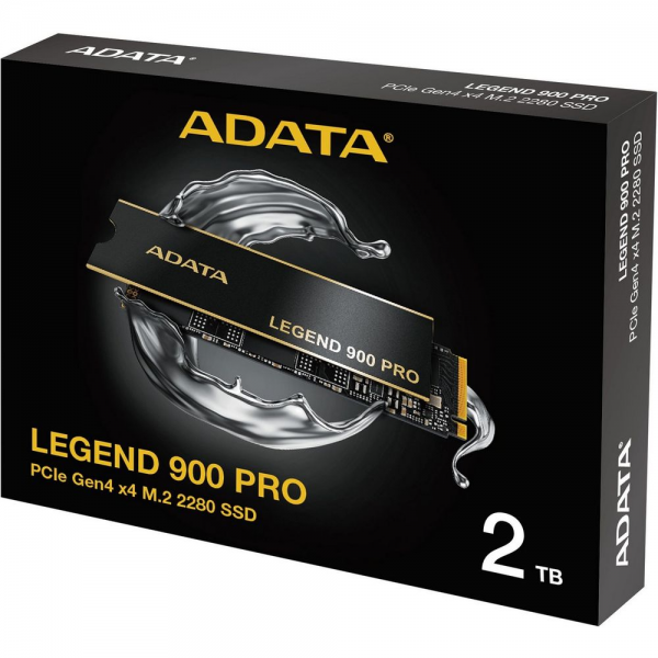 Твердотельный накопитель SSD ADATA M.2 2280 2TB SLEG-900P-2TCS Legend 900 Pro  PCIe Gen4x4, RTL