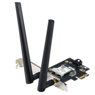 Сетевой адаптер ASUS PCE-BE6500 WiFi 7 Bluetooth 5.4 2882+2882+688Mbps 6GHz/5GHz/2.4GHz Адаптер беспроводной связи (Wi-Fi)