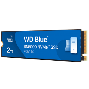 Твердотельный накопитель SSD Western Digital M.2 2280 2TB Blue WDS200T4B0E PCIe Gen4 x4, NVMe
