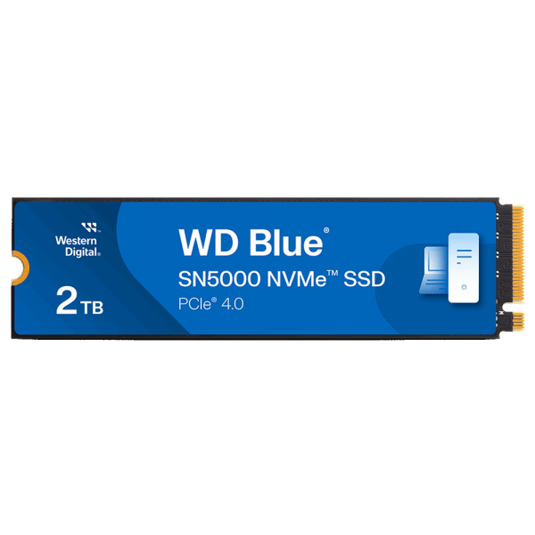 Твердотельный накопитель SSD Western Digital M.2 2280 2TB Blue WDS200T4B0E PCIe Gen4 x4, NVMe