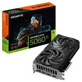 Видеокарта Gigabyte RTX5060Ti WINDFORCE OC 8GB GDDR7 128bit 3xDP HDMI 2FAN RTL