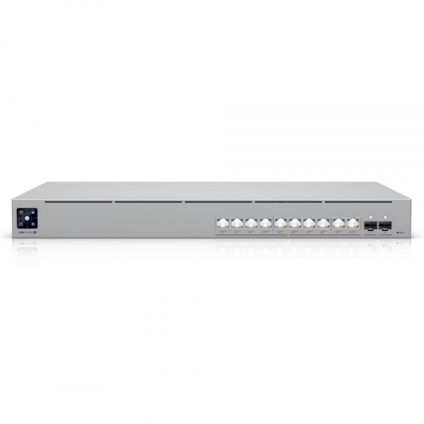 Ubiquiti UniFi Switch Pro XG 10 PoE PoE-коммутатор в стойку, 10х 10G RJ45, 2х 10G SFP+, раздача 400 Вт