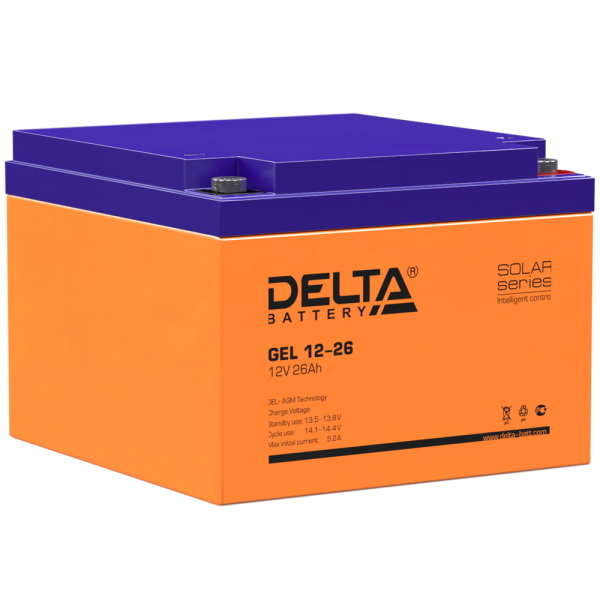 Аккумуляторная батарея Delta GEL 12-26