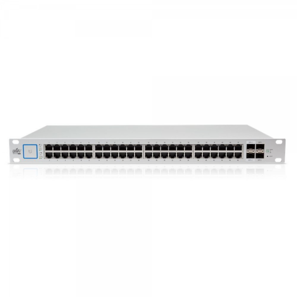 Коммутатор Ubiquiti Bad Pack UniFi Switch 48 PoE [USW-48-PoE] Ubiquiti PoE в стойку, 48х 1G RJ45, 4х SFP,  Вт, (072146)раздача 195 bp