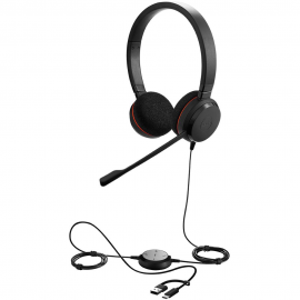 Проводная гарнитура Jabra Evolve 20, StereoMS, USB C/A adapter (PN: 4999-823-169)