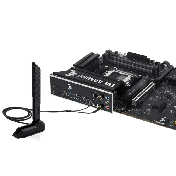 Материнская плата ASUS TUF GAMING B650E-E WIFI AM5 ATX 4xDDR5 2хPCIEx16 PCIEx1 3xM.2 USB-C DP HDMI 2.5GLAN Wi-Fi 6E