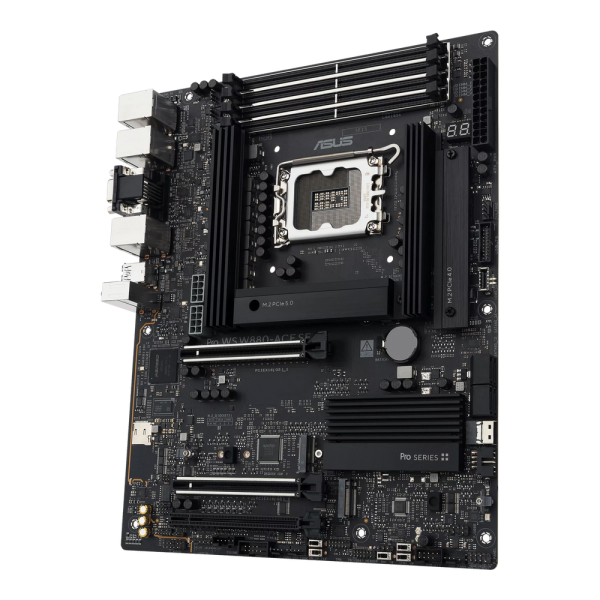 Материнская плата ASUS PRO WS W880-ACE SE LGA 1851 ATX 4xDDR5 3xPCIEx16 4xM.2 Thunderbolt USB-C HDMI VGA 2x2.5GLAN