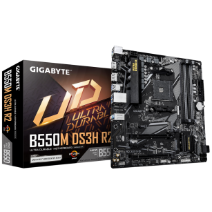 Материнская плата Gigabyte B550M DS3H R2, RTL