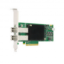Сетевой адаптер Emulex LPe32002-AP Gen 6 (32GFC), 2-port, 32Gb/s, PCIe Gen3 x8, LC MMF 100m, трансиверы установлены