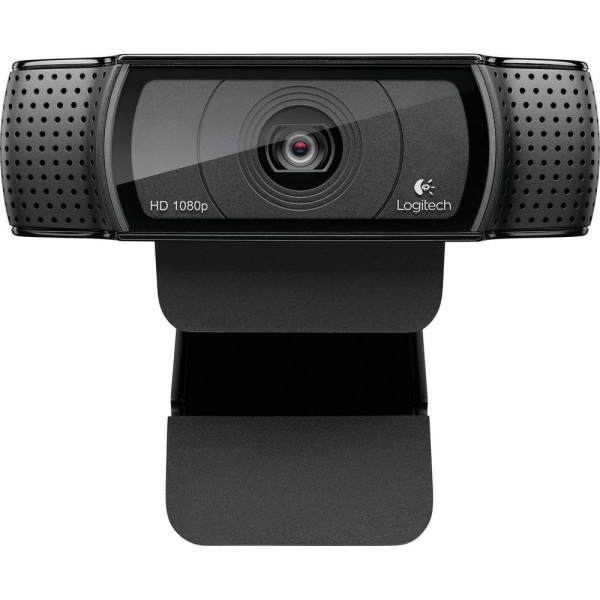 Веб-камера Logitech HD Pro Webcam C920 960-001055/960-000998
{ USB 2.0, 1920*1080, 2Mpix foto, Mic, Black}
