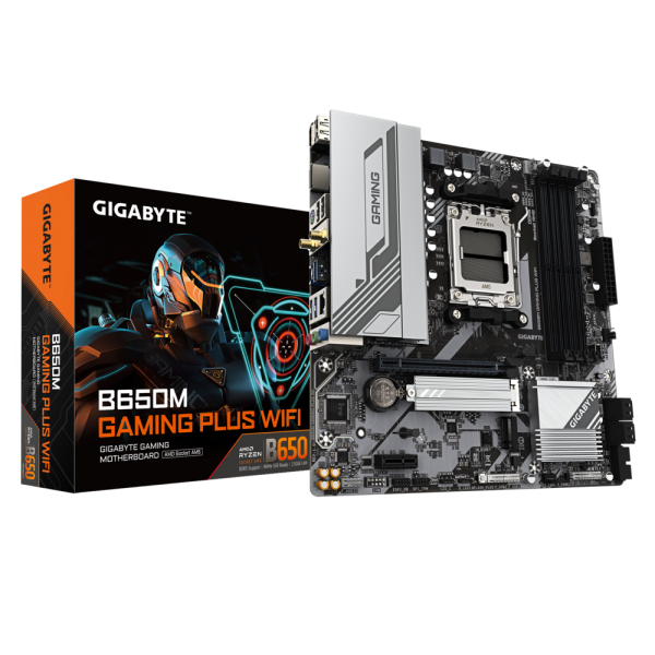 Материнская плата Gigabyte B650M GAMING PLUS WIFI, RTL