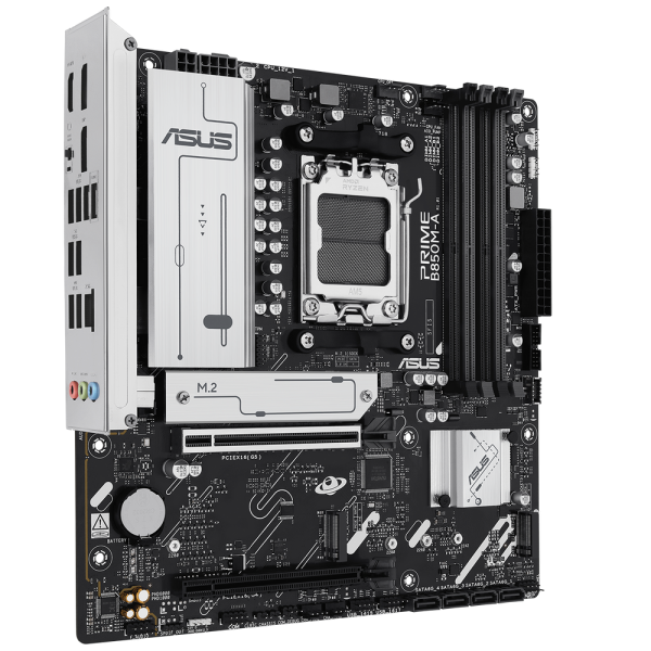 Материнская плата ASUS PRIME B850M-A-CSM AM5 mATX 4xDDR5 2xPCIEx16 3xM.2 2xDP HDMI 2.5GLAN