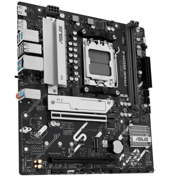Материнская плата ASUS PRIME B850M-K AM5 mATX 2xDDR5 2xPCIEx16 2xM.2 DP HDMI 2.5GLAN