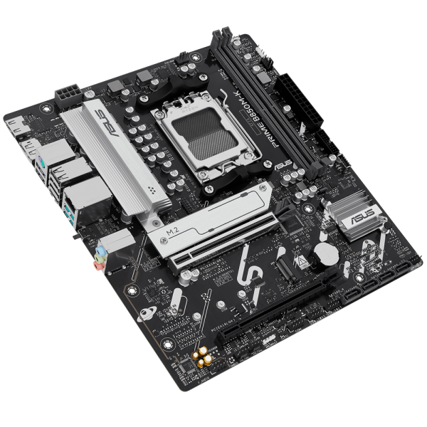 Материнская плата ASUS PRIME B850M-K AM5 mATX 2xDDR5 2xPCIEx16 2xM.2 DP HDMI 2.5GLAN