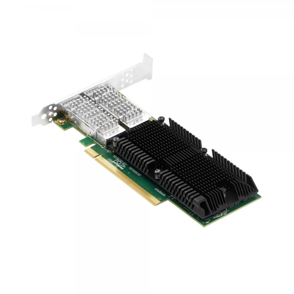 Сетевой адаптер Lr-Link LRES1046PF-2QSFP28 PCIe x16 Dual Port 100G NIC Card