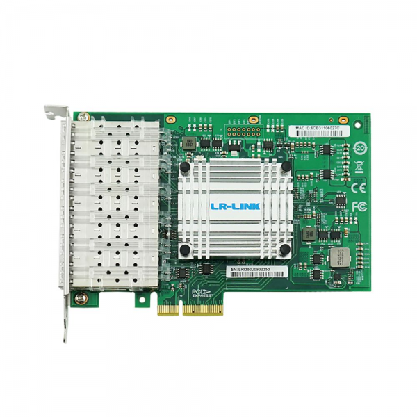 Сетевой адаптер Lr-Link LRES1006PF-6SFP PCIe x4 1G Six Port NIC Card