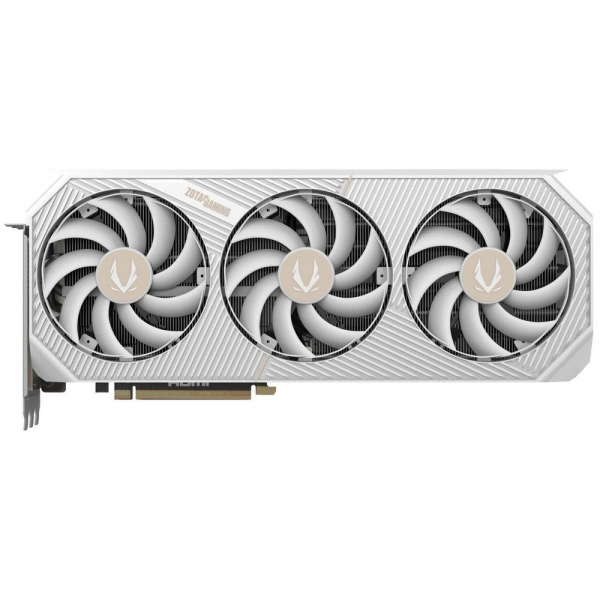 Видеокарта Zotac RTX5080 SOLID OC WHITE ED 16GB GDDR7 256bit 3xDP HDMI 3FAN PREMIUM PACK