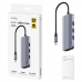 Концентратор CUDY  UH606  6-IN-1 USB-C Hub with GbE & 4K@60Hz HDMI