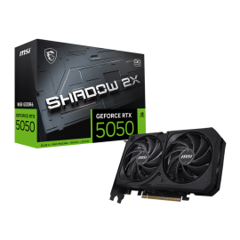 Видеокарта MSI RTX5050 SHADOW 2X OC 8GB GDDR6 128bit 3xDP HDMI 2FAN RTL