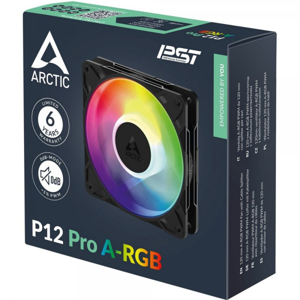 Вентилятор корпусной ARCTIC P12 Pro A-RGB - retail (ACFAN00309A)