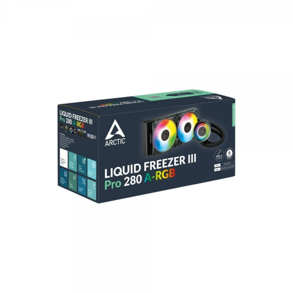 Жидкостная система охлаждения Arctic Cooling  Liquid Freezer III Pro 280 A-RGB Multi Compatible All-In-One CPU Water Cooler  (ACFRE00183A)