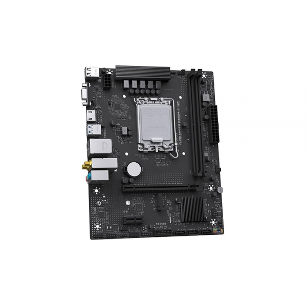 Материнская плата Maxsun MS-Challenger B760M-F WIFI B760, LGA1700, 2*DDR4, 1*PCIEx16, 1*PCIEx1, 1*M.2, 6*USB3.2Gen1, 4*USB2.0, 3*SATA3.0, 1G, DP, HDMI, M-ATX, RTL