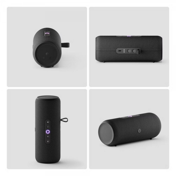 Портативная умная колонка Яндекс Станция Стрит с Алисой, 30 Вт, YNDX-00030BLK , чёрный