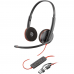 Наушники Poly Poly Blackwire 3220Stereo +USB-C/A Adapter (PN: 8X228A6)