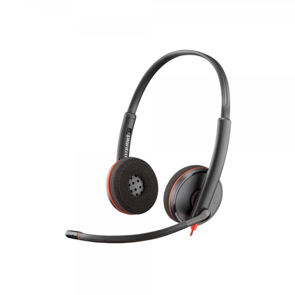 Наушники Poly Poly Blackwire 3220Stereo +USB-C/A Adapter (PN: 8X228A6)