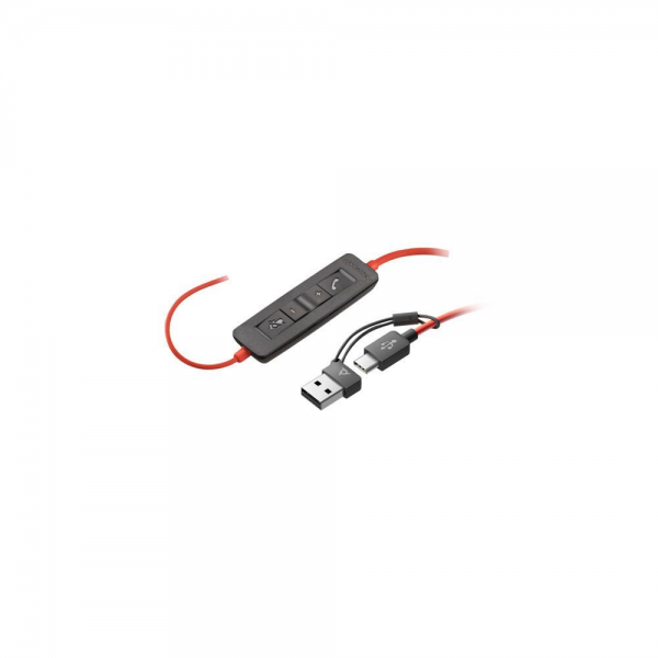 Наушники Poly Poly Blackwire 3220Stereo +USB-C/A Adapter (PN: 8X228A6)