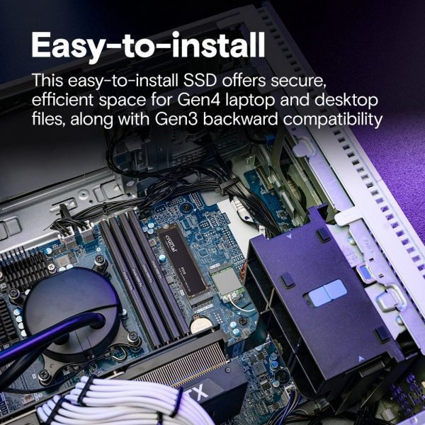 Твердотельный накопитель SSD Crucial P310 4TB PCIe Gen4 NVMe 2280 M.2 SSD CT4000P310SSD8