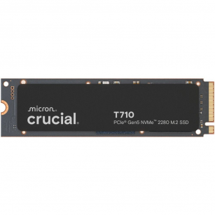 Твердотельный накопитель SSD Crucial T710 1TB PCIe Gen5 NVMe 2280 M.2 SSD CT1000T710SSD8