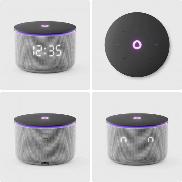 Умная колонка Яндекс Станция Мини 3 Про с
Алисой, Zigbee, серый ( YNDX00059GRY)