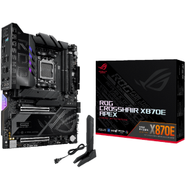 Материнская плата ASUS ROG CROSSHAIR X870E APEX AM5 ATX 2xDDR5 2xPCIEx16 PCIEx4 PCIEx1 5xM.2 3xUSB-C 5GLAN Wi-Fi 7