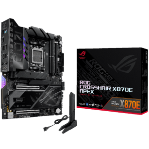 Материнская плата ASUS ROG CROSSHAIR X870E APEX AM5 ATX 2xDDR5 2xPCIEx16 PCIEx4 PCIEx1 5xM.2 3xUSB-C 5GLAN Wi-Fi 7