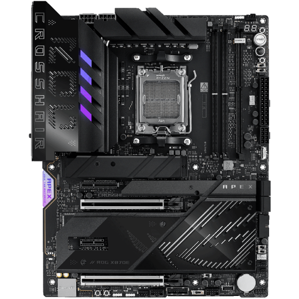 Материнская плата ASUS ROG CROSSHAIR X870E APEX AM5 ATX 2xDDR5 2xPCIEx16 PCIEx4 PCIEx1 5xM.2 3xUSB-C 5GLAN Wi-Fi 7