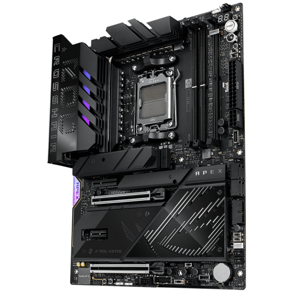 Материнская плата ASUS ROG CROSSHAIR X870E APEX AM5 ATX 2xDDR5 2xPCIEx16 PCIEx4 PCIEx1 5xM.2 3xUSB-C 5GLAN Wi-Fi 7