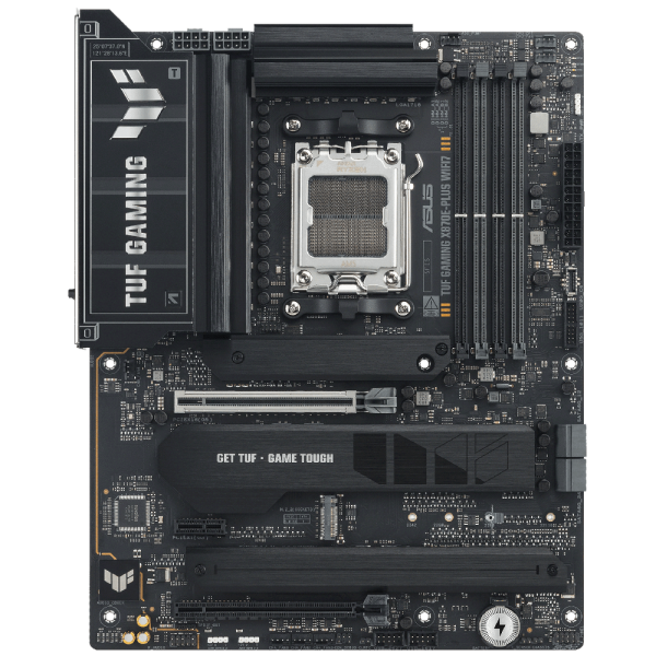 Материнская плата ASUS TUF GAMING X870E-PLUS WIFI7 AM5 ATX 4xDDR5 2xPCIEx16 PCIEx1 4xM.2 2хUSB-C HDMI 2.5GLAN Wi-Fi 7