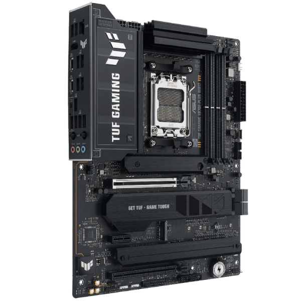 Материнская плата ASUS TUF GAMING X870E-PLUS WIFI7 AM5 ATX 4xDDR5 2xPCIEx16 PCIEx1 4xM.2 2хUSB-C HDMI 2.5GLAN Wi-Fi 7