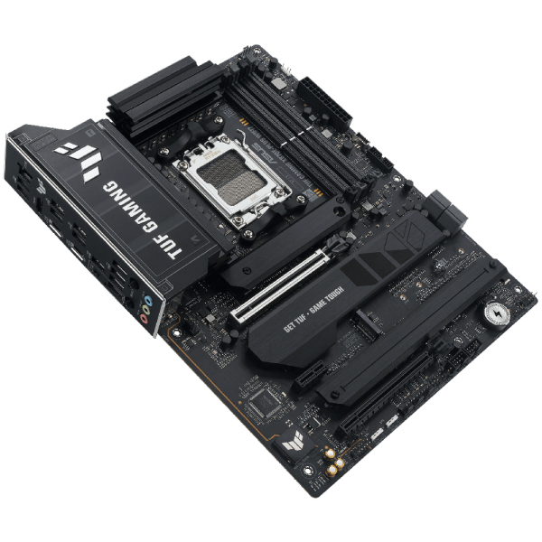 Материнская плата ASUS TUF GAMING X870E-PLUS WIFI7 AM5 ATX 4xDDR5 2xPCIEx16 PCIEx1 4xM.2 2хUSB-C HDMI 2.5GLAN Wi-Fi 7