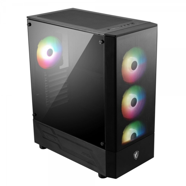Корпус для ПК MSI Bad Pack MAG FORGE 112R Mid-Tower, ATX, 2xUSB 3.2, Audio I/O, 4x120mm ARGB Fan,6-ch Light controller metal MESH, Up to 330mm GPU, Tempered Glass (949679) Front bp