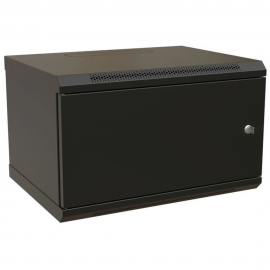 Шкаф Hyperline WRline WR-TW-0666-SR-RAL9004 настенный 19-дюймовый (19