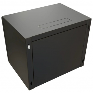 Шкаф Hyperline WRline WR-TW-1545-SR-RAL9004 настенный 19-дюймовый (19