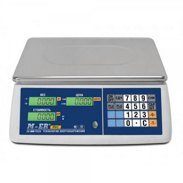 Торговые настольные весы M-ER 223 AC-15.2 