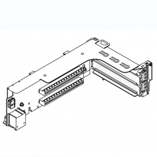 Райзер-карта Lenovo ThinkSystem V3 2U E/x16/x16 PCIe Gen5 Riser 1/2 Option Kit