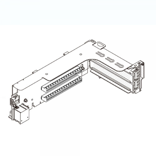 Райзер-карта Lenovo ThinkSystem V3 2U E/x16/x16 PCIe Gen4 Riser 1/2 Option Kit