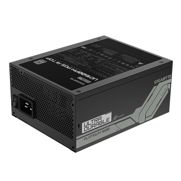 Блок питания ПК Gigabyte UD1600PM PG5 AI TOP 1600W, 80Plus, Platinum, Полностью модульный, PCIe Gen 5.0, ATX 3.1 compatible