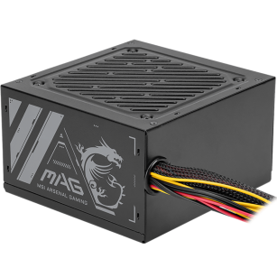 Блок питания ПК MSI MAG A500N-H 500W, Non-Modular