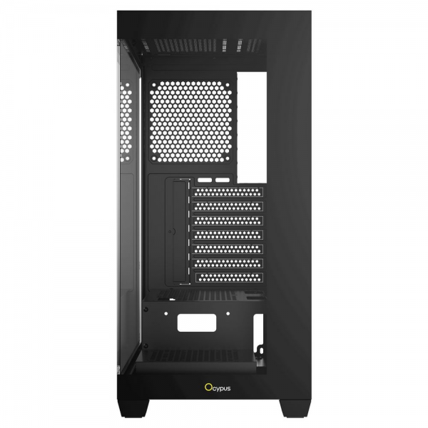 Корпус для ПК Case Ocypus Gamma C72 BK ATX / win / black / no PSU / Tempered Glass