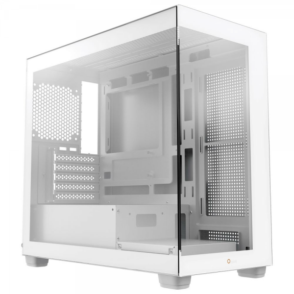 Корпус для ПК Case Ocypus Gamma C52 WH mATX / win / white / no PSU / Tempered Glass